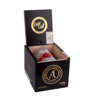 Last Call Maduro cigar box